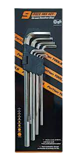 LLAVE ALLEN LARGA  X 9 PZAS.