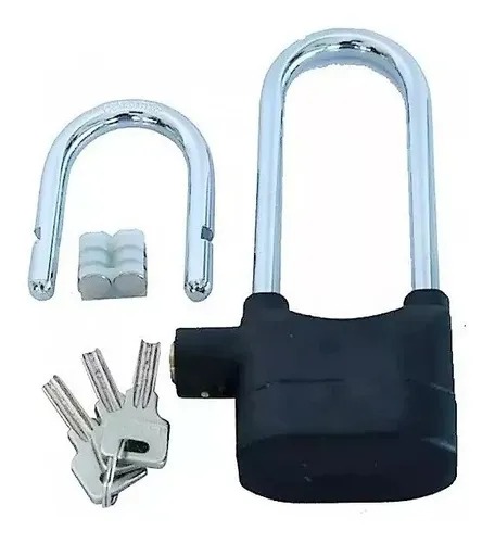 CANDADO CON ALARMA 70 MM. - 2 AROS