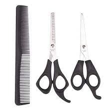 SET DE PELUQUERIA X 3 PZAS.- 2 TIJERAS + PEINE