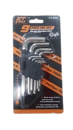 LLAVE ALLEN CHICA X 9 PZAS.
