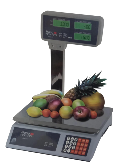 BALANZA ELECTRONICA 40 KG. C/TORRE