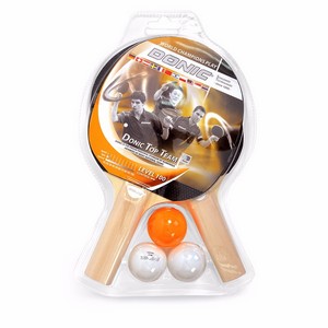 PALETA DE PING PONG C/3 PELOTAS