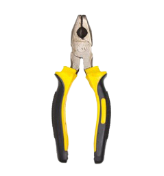PINZA DE 8" A/AMAR.-NEGRO