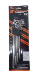LLAVE TORX 9 PZAS  LARGA