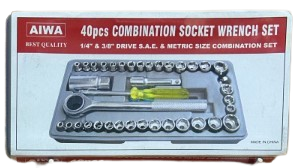 LLAVE TUBO X 40 PZS. LIVIANO HASTA 13 MM.