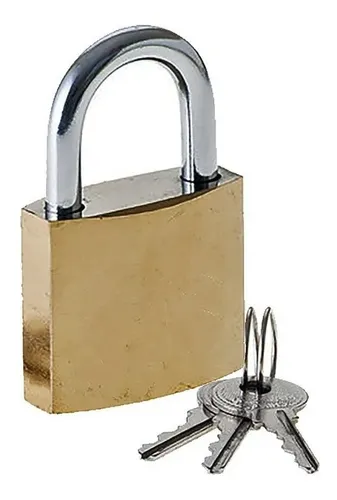CANDADO BRONCE 38 MM.