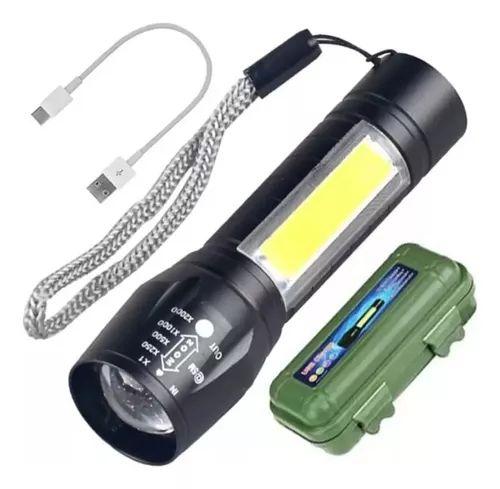 LINTERNA METAL LED MINI REC. .- ESTUCHE