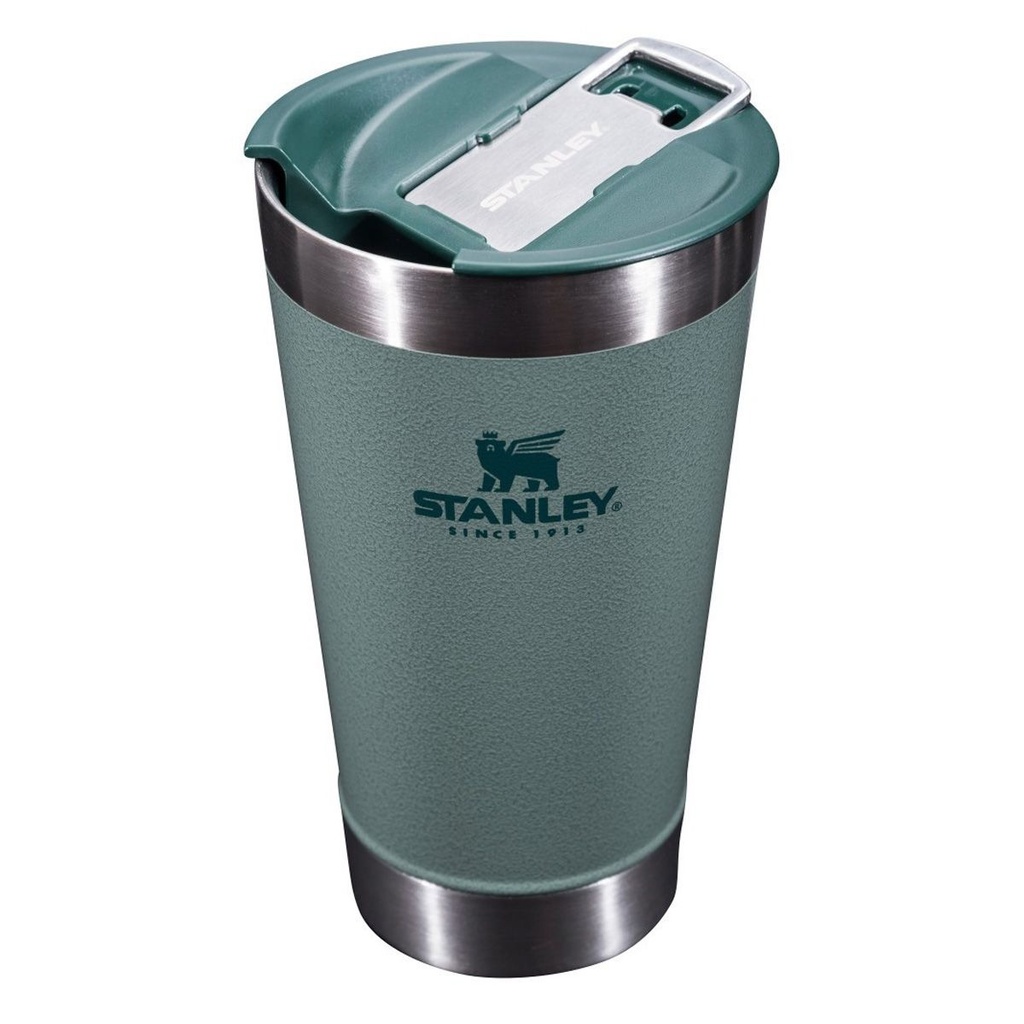 VASO DE ACERO 473 CC. C/ TAPA + DESTAPADOR