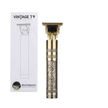 MAQUINA CORTA PELO RECARGABLE VINTAGE - PLASTICA