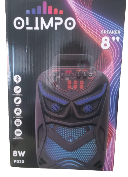 PARLANTE RECARGABLE 8"  - 3 MODELOS