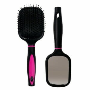 CEPILLO PARA CABELLO C/ESPEJO - 24 CM.