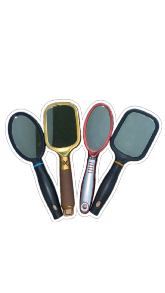 CEPILLO PARA CABELLO C/ESPEJO - 24 CM.