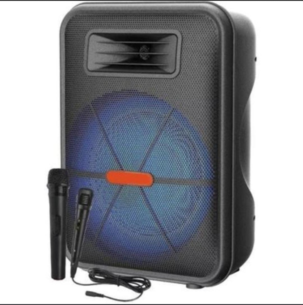 PARLANTE PORTATIL 12" C/MICROFONO Y CONTROL