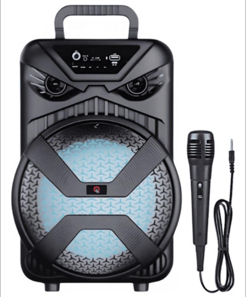 PARLANTE 8" - BLUETOOTH USB BATERIA RECARGABLE