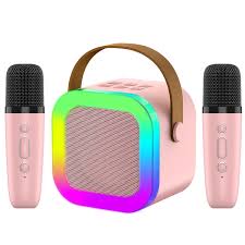 [74192] PARLANTE KARAOKE INALAMBRICO C/ 2 MICRFONO (P031 / OM-0202 / G877-24-1)