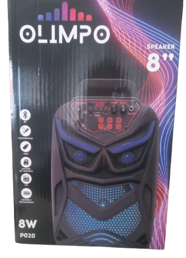 [74531] PARLANTE RECARGABLE 8"  - 3 MODELOS (P020 / P021 / P022)